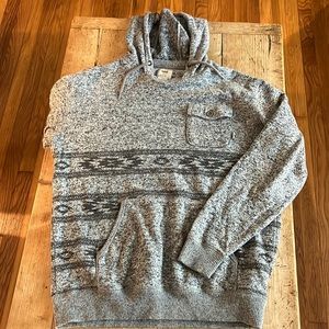 Vans Heather Grey Hoodie Large